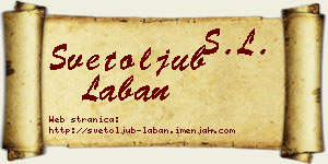 Svetoljub Laban vizit kartica